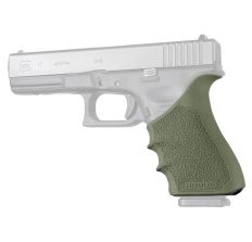 Hogue HandAll Beavertail Grip Sleeve Fits Glock 17/34 Olive Drab Green