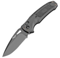 Hogue K320 3.5" Folding Drop Point Knife Black