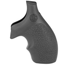 Hogue Rubber Revolver Grip S&W J Rnd Butt Bantam Black