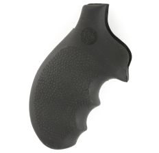 Hogue Rubber Revolver Grip Taurus Sm Frm Revs Black