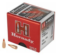 Hornady V-MAX 22 Caliber 40Gr V-Max 100ct