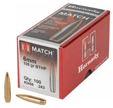 Hornady Match 243 Caliber 105Gr Match 100ct