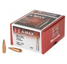 Hornady A-Max 30 Caliber 168Gr 100ct