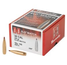 Hornady ELD-M 30 Caliber 20rd8Gr ELD Match 100ct