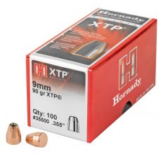 Hornady XTP 9MM .355 90GR Bullets - 100CT