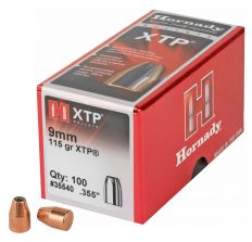 Hornady XTP 9MM .355 115GR Bullets -  100CT