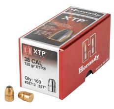 Hornady XTP 38 Caliber 125Gr XTP 100ct