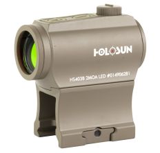 HOLOSUN 20MM 2MOA RED SHAKE AWAKE FDE 403B