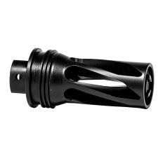 HUXWRX Flash Hider Long 223 Remington 1/2X28 Black