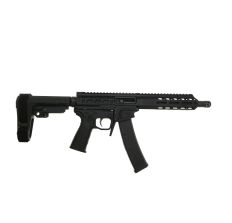 Wraithworks WARSCORP9 Side-charging AR Pistol Black 9mm 8.5" Barrel 7" M-LOK Rail Accepts Scorpion Mags 35rd SBA3 Brace