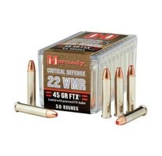 Hornady 22WMR 45gr FTX Critical Defense 50rd 