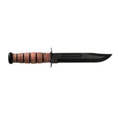 KABAR KA-BAR USMC 7" Fixed Blade Knife Black