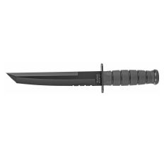 KABAR KA-BAR Tanto 8" Fixed Blade Knife Black