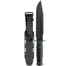 KABAR KA-BAR 1269 Fighter 8" Fixed Blade Knife Black