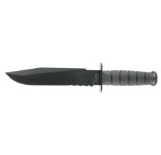 KABAR Fighter 8" Fixed Blade Knife Black