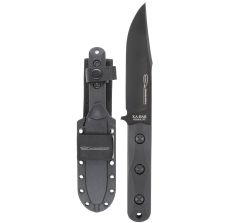 KABAR EK Short Clip Point Commando 5.062" Fixed Blade Knife Black