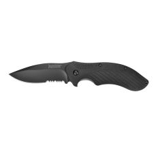 KERSHAW CLASH 3.1" BLK SERRATED KNIFE