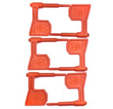 LBE RIFLE CHAMBER SFTY FLAG 6PK ORANGE