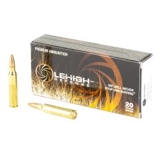 Lehigh Defense Controlled Chaos 223 Remington 55Gr Boat Tail Hollow Point 20rd