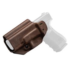 Mission First Tactical Hybrid Holster IWB Glock 19/23/45 Ambi Brown