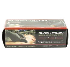 North American Rescue Talon Gloves Medium Medical 50 Pairs Black