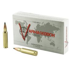 NOSLER Varmageddon 308 Winchester 110Gr Flat Base Tipped 20rd