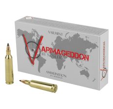 NOSLER Varmageddon 22-250 Remington 55Gr Flat Base Tipped 20rd