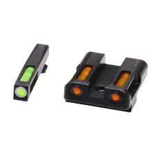 Hi-Viz LiteWave H3 Sight Fits Glock 9/40SW/357Sig Green, White