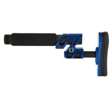 ODIN ZULU ADJUSTABLE STOCK W/PISTOL BUFFER BLUE