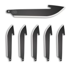 OUTDOOR EDGE DROP-POINT 2.5" BLADE 6PK BLK