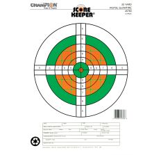 Champion Flourescent Orange/Green Bulls Scorekeeper Target 12/Pack 25yd