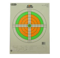 Champion Flourescent Orange/Green Bulls Scorekeeper Small Bore Target 12/Pack 100yd