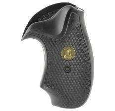 Pachmayr Grip Compact S&W J Rnd Butt Black