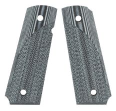 Pachmayr Grip Panel 1911 Gray G10 Checkered