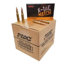PMC X-TAC Match .308 Winchester Rifle Ammunition 168gr OTM 200rd Case