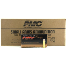 PMC Bronze .357 Magnum Handgun Ammo 158 Grain JSP 1000rd Case