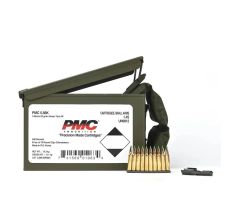 PMC X-Tac Rifle Ammunition 5.56 Nato 62gr FMJ Green Tip M855 840rd Stripper Clips Ammo Can