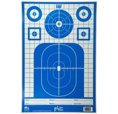 Pro-Shot Products Splatter Shot Blue Tactical Precision Target 12" x 18" 8pk