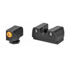 Rival Arms Tritium Front/Rear Sight Fits Glock 17,19 Orange