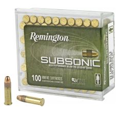 Remington Subsonic 22 LR 40Gr Copper 100rd