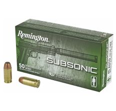 Remington Subsonic 45 ACP 230Gr Flat Nose 50rd