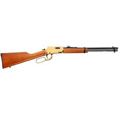 Rossi Rio Bravo Lever Action Rifle Gold .22 LR 18" Barrel 15rd Hardwood Stock & Forend