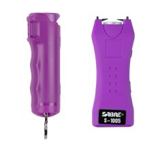 Sabre .54oz Keychain Purple Pepper Spray & Stun Gun Package