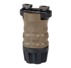 Samson Vertical Forend Grip 2.125" M-LOK Flat Dark Earth Grenade