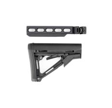 Samson B.R.E. Stock Black w/ Folding Pistatinny Receiver Extension