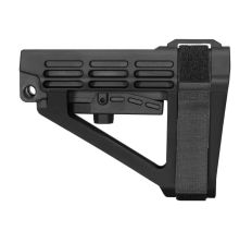 SB Tactical SBA4 Pistol Stabilizing Brace - Black | Mil-Spec Carbine Buffer Compatible