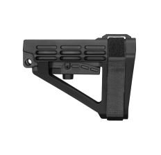 SB Tactical SBA4 Pistol Stabilizing Brace - Black | Mil-Spec Carbine Buffer Compatible