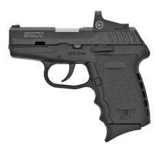 SCCY CPX-2 Compact 9mm Pistol w/ 3.1" Barrel, Red Dot Sight & (2)10Rd Mags - Black Finish