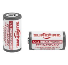 SUREFIRE LFP 123A RECHARGE BATT 2PK