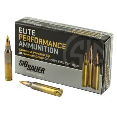 Sig Sauer Elite Performance Varmint & Predator 223 Remington 40Gr HT 20rd